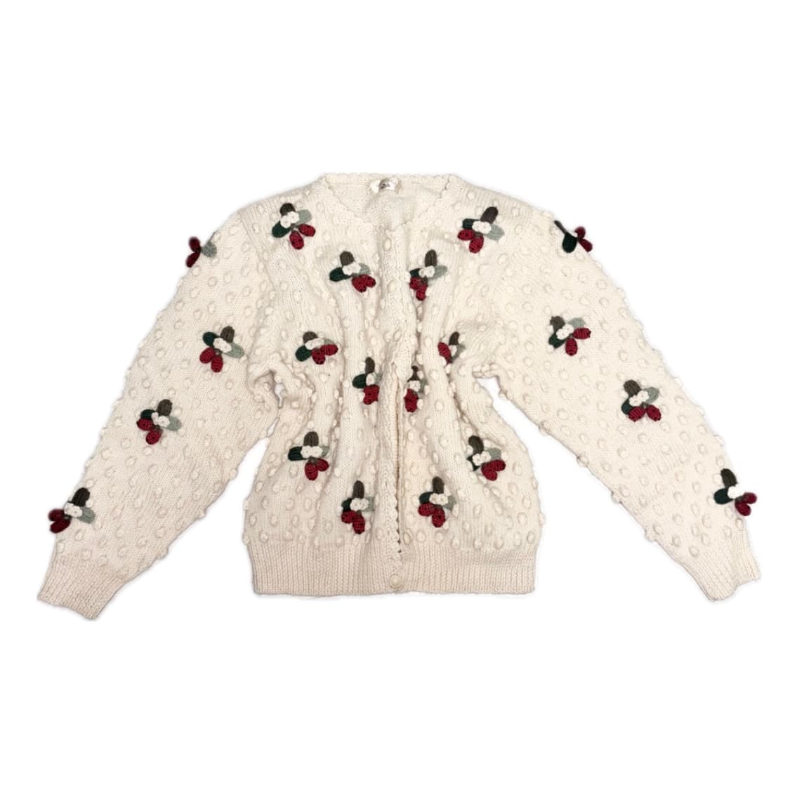 자수 니트 모리 페어리 가디건 라떼갸루 히메갸루 오네갸루 로걀 크루빈티지 상품이미지1