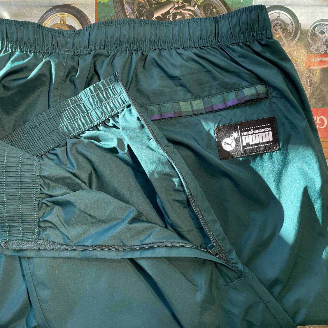 PUMA x THE HUNDREDS Track Pants Green 상품이미지5