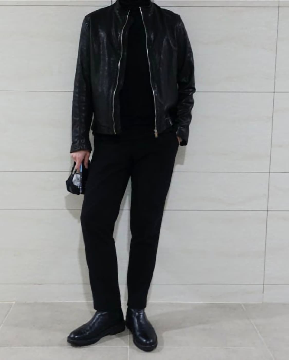 지이크 차이나 양가죽자켓 새상품 105 급처합니다99만원->35 상품이미지3