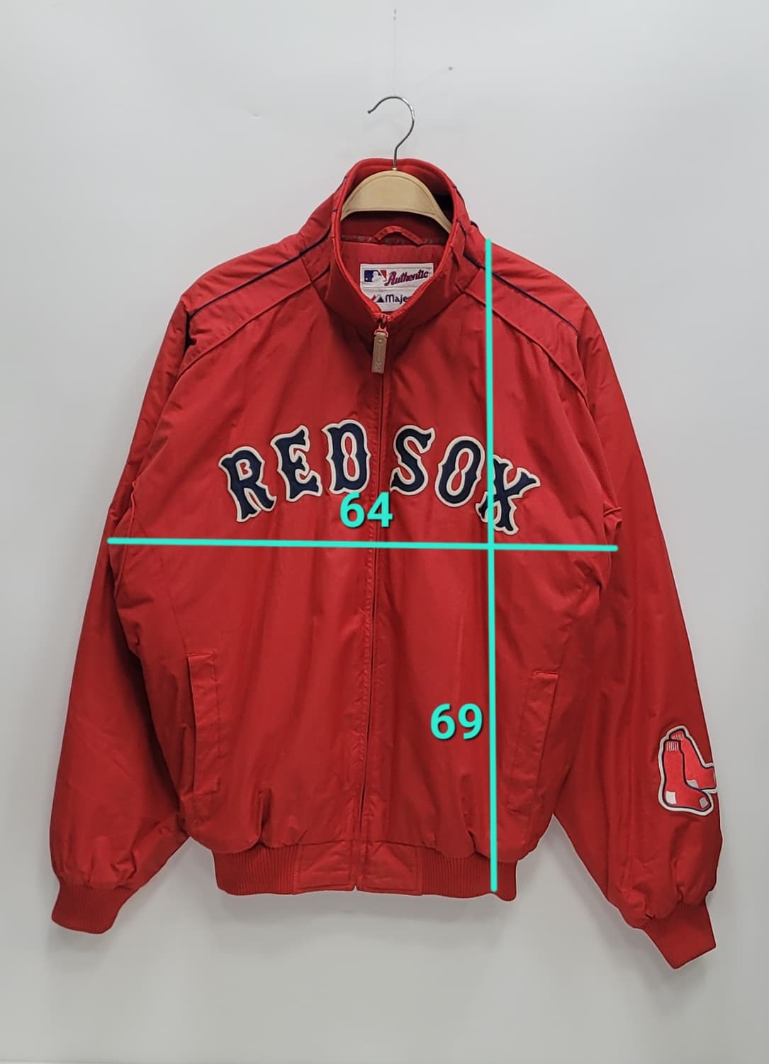 마제스틱 MLB 보스턴 레드삭스 덕아웃 선수용 자켓  상품이미지10