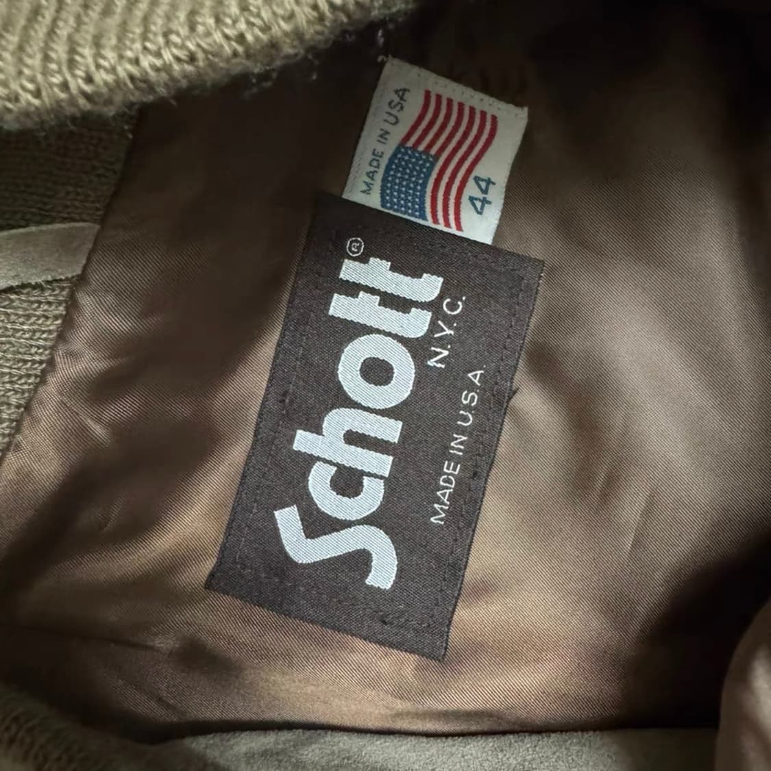 USA 빈티지 스웨이드 카우하이드 레더 자켓 상품이미지3