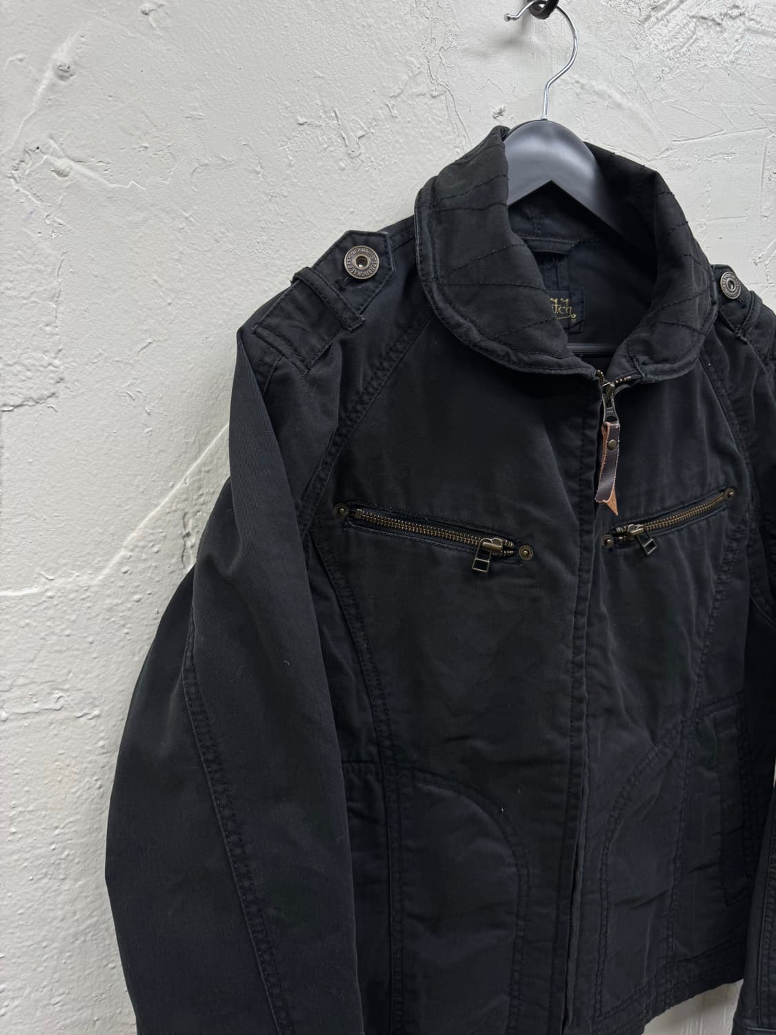 Von dutch 00s y2k gimmick rider jacket 상품이미지4