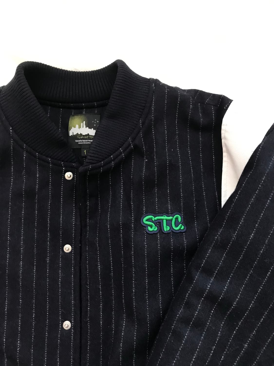 Safarispot 사파리스팟 바시티 자켓 네이비 상품이미지5