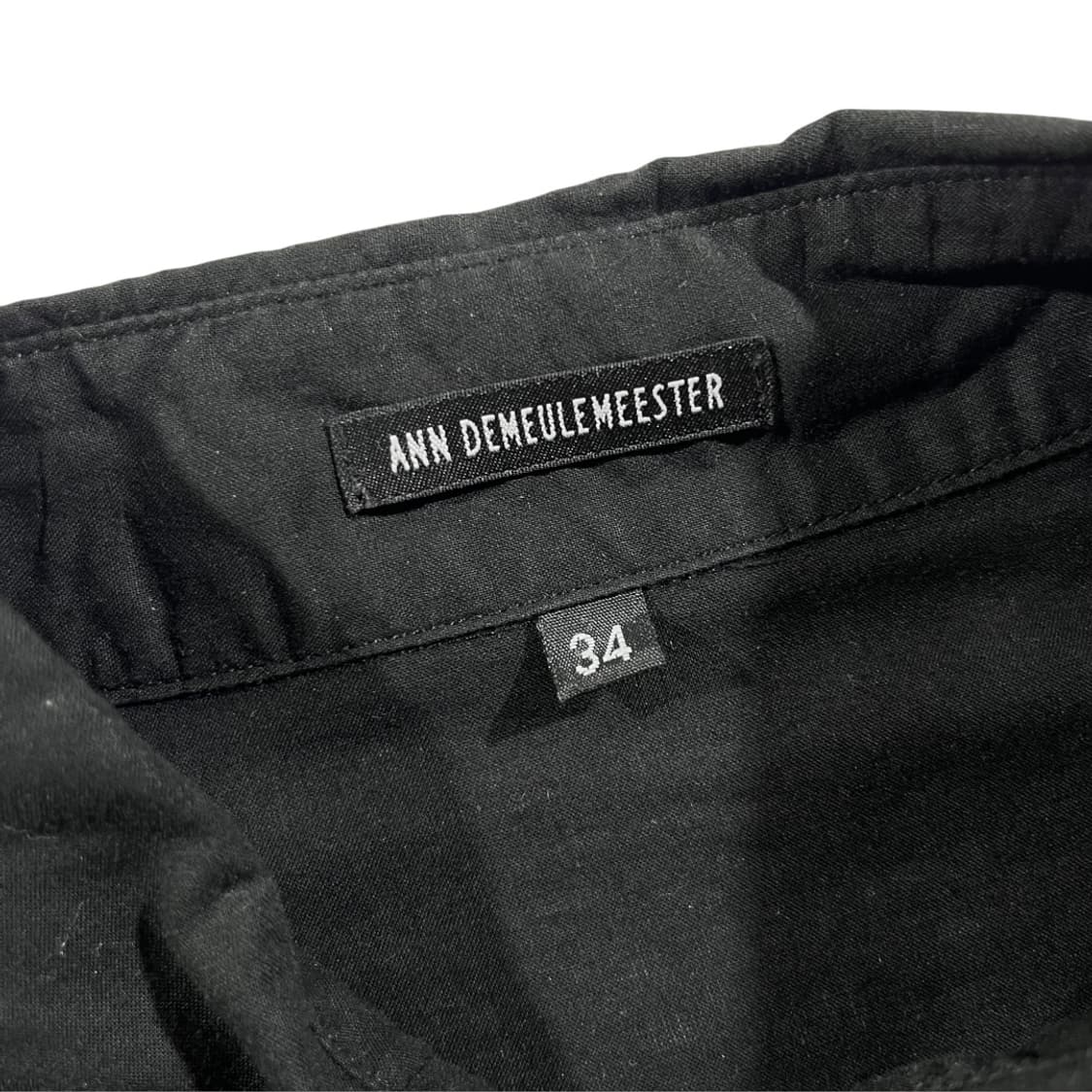 [Ann Demeulemeester] 앤 드뮐미스터 하프 버튼 셔츠 상품이미지6