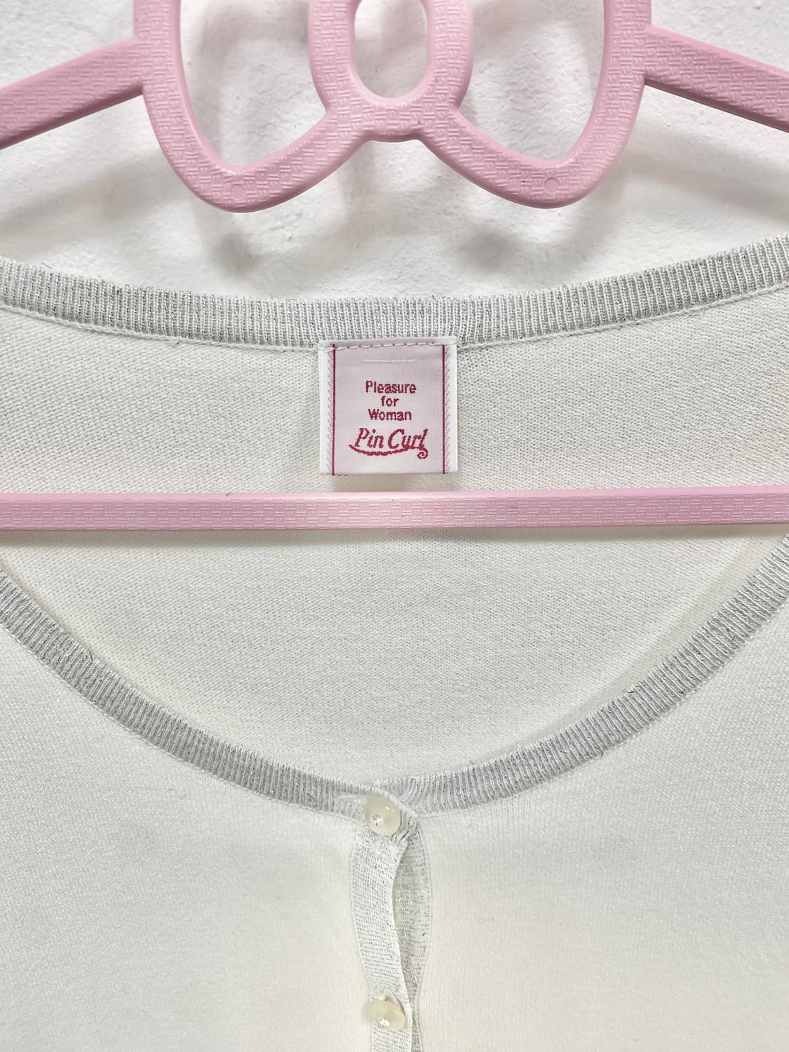 [PIN CURL] 세트 ! 로걀 비즈 반팔, 가디건 세트 상품이미지10