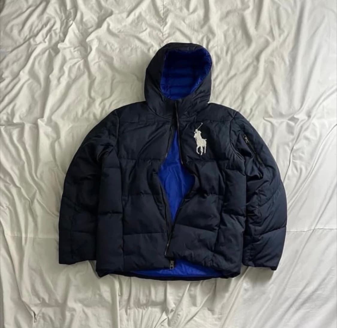 폴로 빅포니 패딩 네이비 상품이미지1
