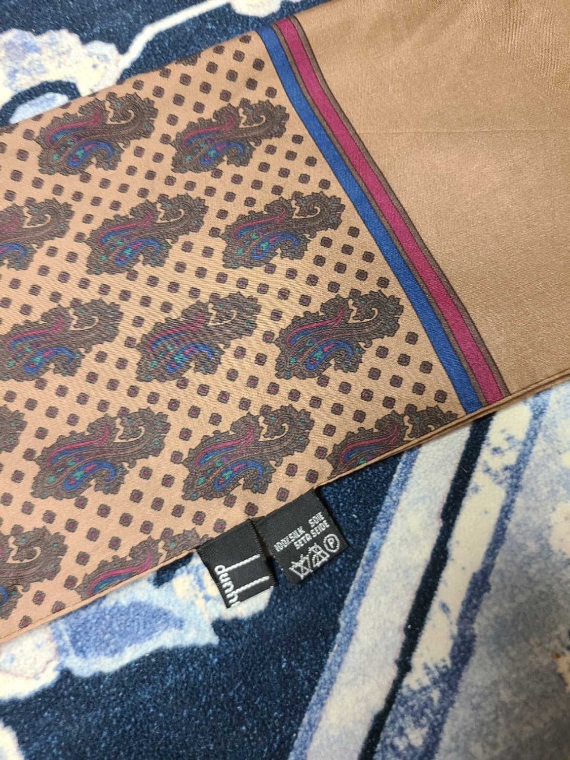 던힐 vtg 실크 머플러 상품이미지7