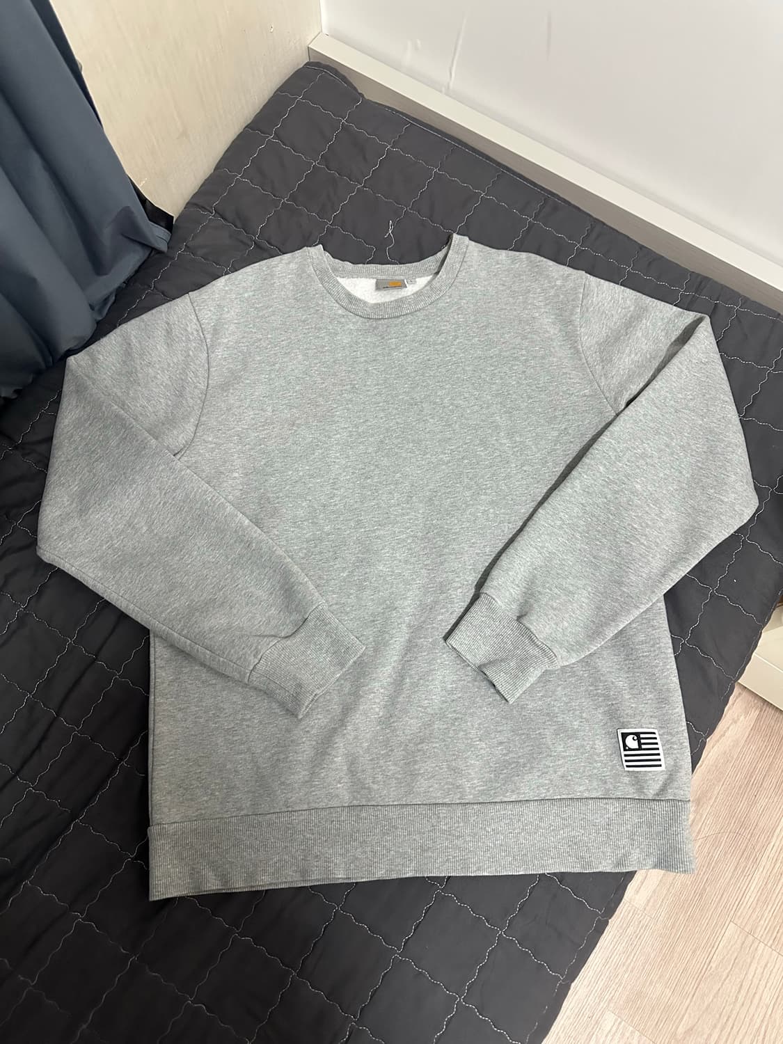 칼하트 WIP 스테이트 플래그 맨투맨 그레이 L 상품이미지2