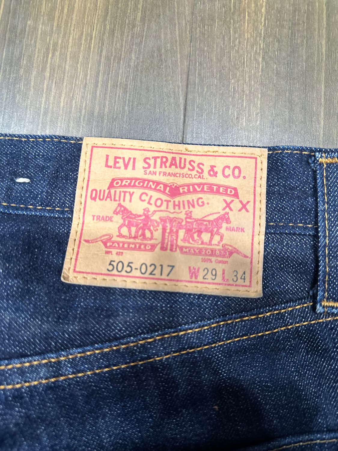 리바이스 lvc 505빅E 셀비지 29사이즈 상품이미지7