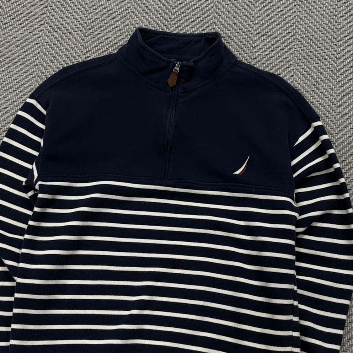 노티카 단가라 집업 맨투맨 v2165 상품이미지3