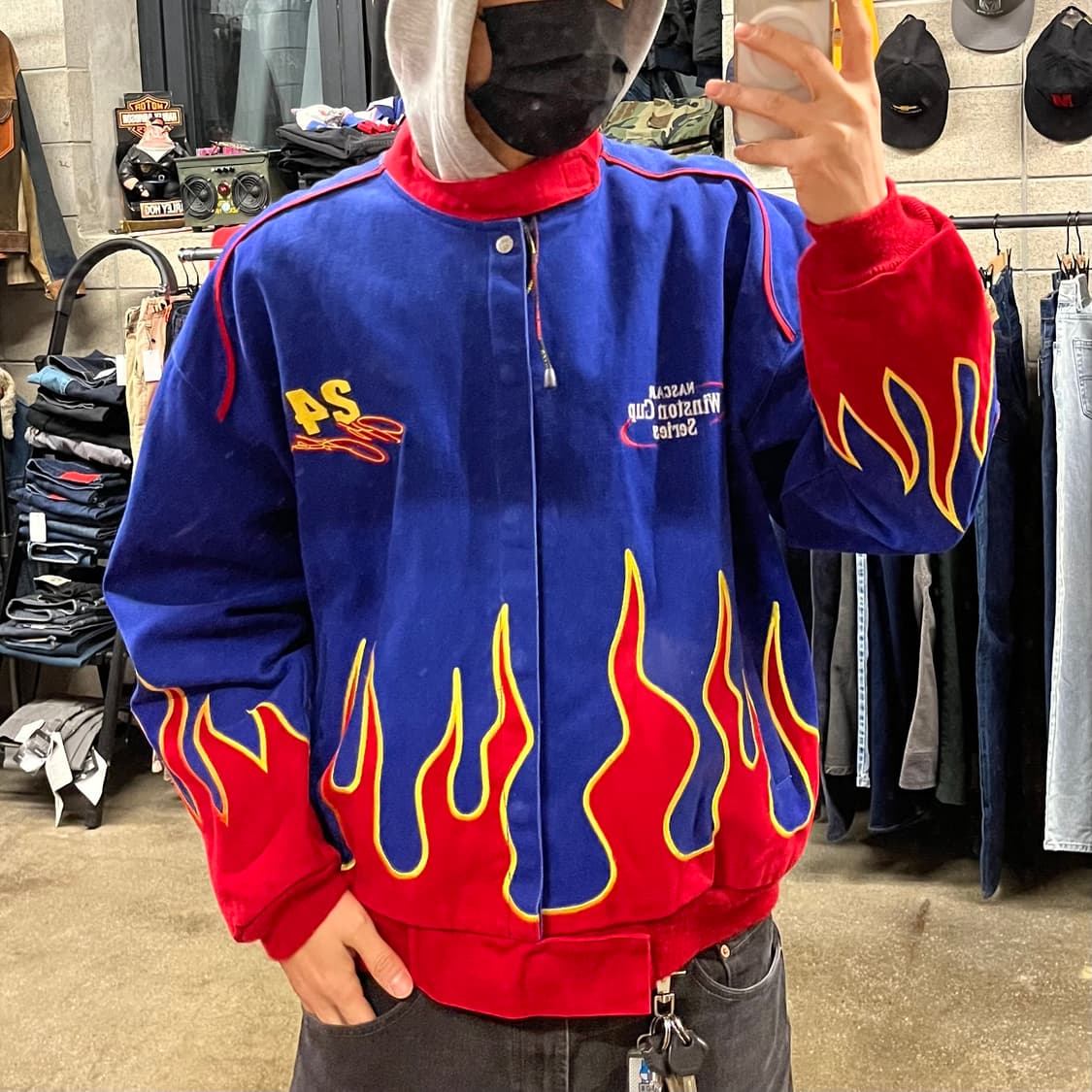 00s 제프해밀턴 나스카 플레임 레이싱 자켓 (110) 상품이미지1