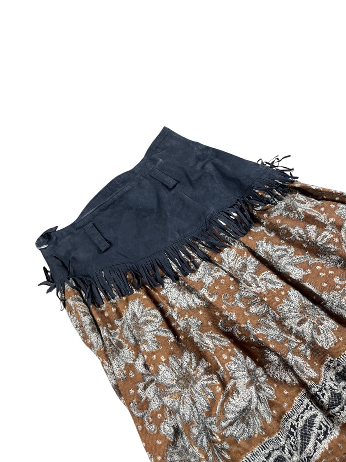 Vintage(made in japan) 스웨이드 도킹 스커트 상품이미지2