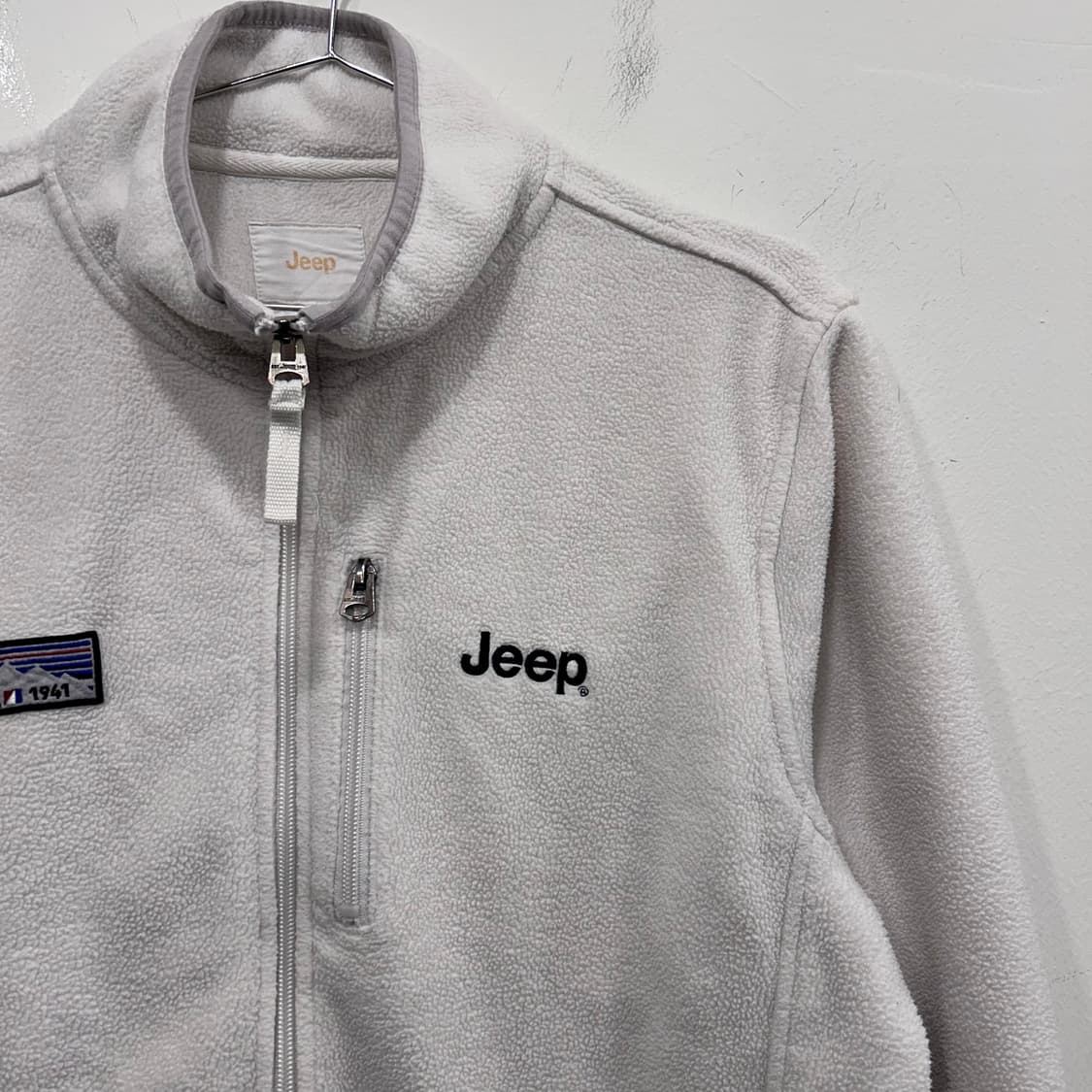 지프 패치로고 체스트포켓 플리스 자켓 상품이미지1