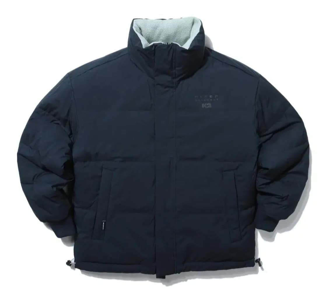 (새제품)K2공용 플리스,다운 리버시블 오버핏 블랙,민트(실측95~100 상품이미지9