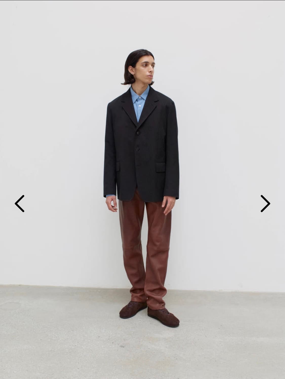 오라리 22aw 슈퍼 파인 울 코튼 트윌 오버 자켓 블랙 5 상품이미지9