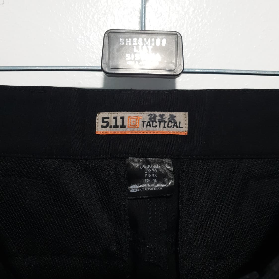 32인치) 5.11 택티컬 테크니컬 유틸리티 립스탑 카고 팬츠 블랙 상품이미지5