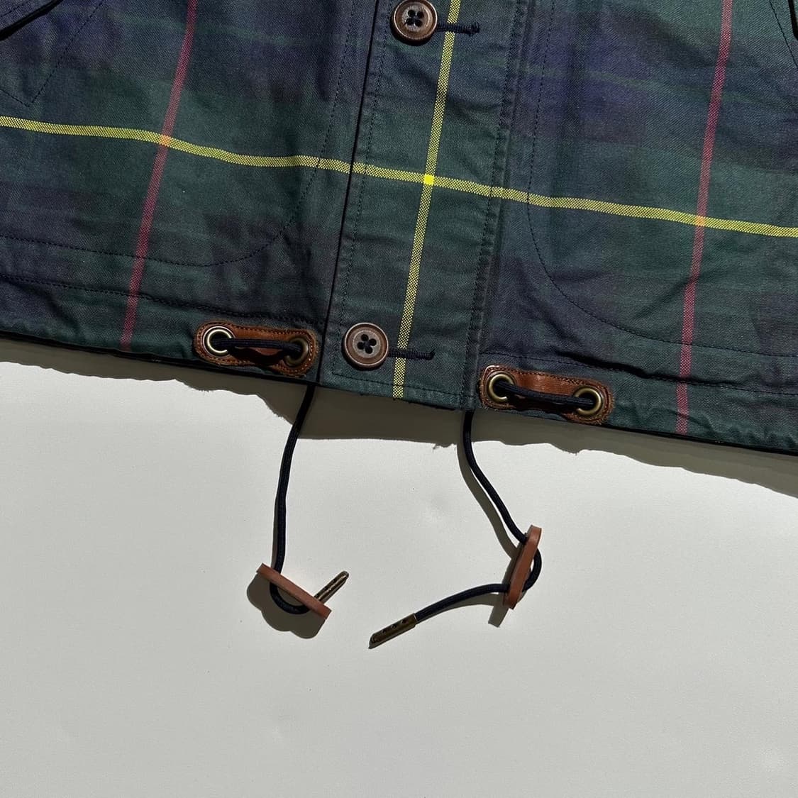 폴로 블랙와치 타탄체크 왁스드 코튼 후드 자켓 상품이미지6