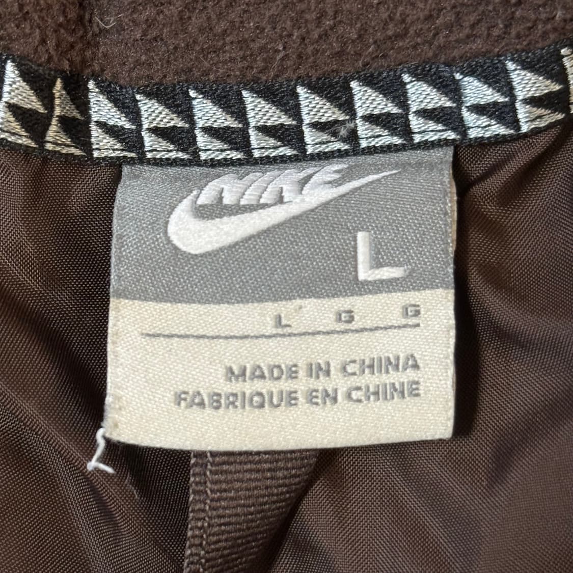 나이키 스우시 브라운 패딩 L 상품이미지9