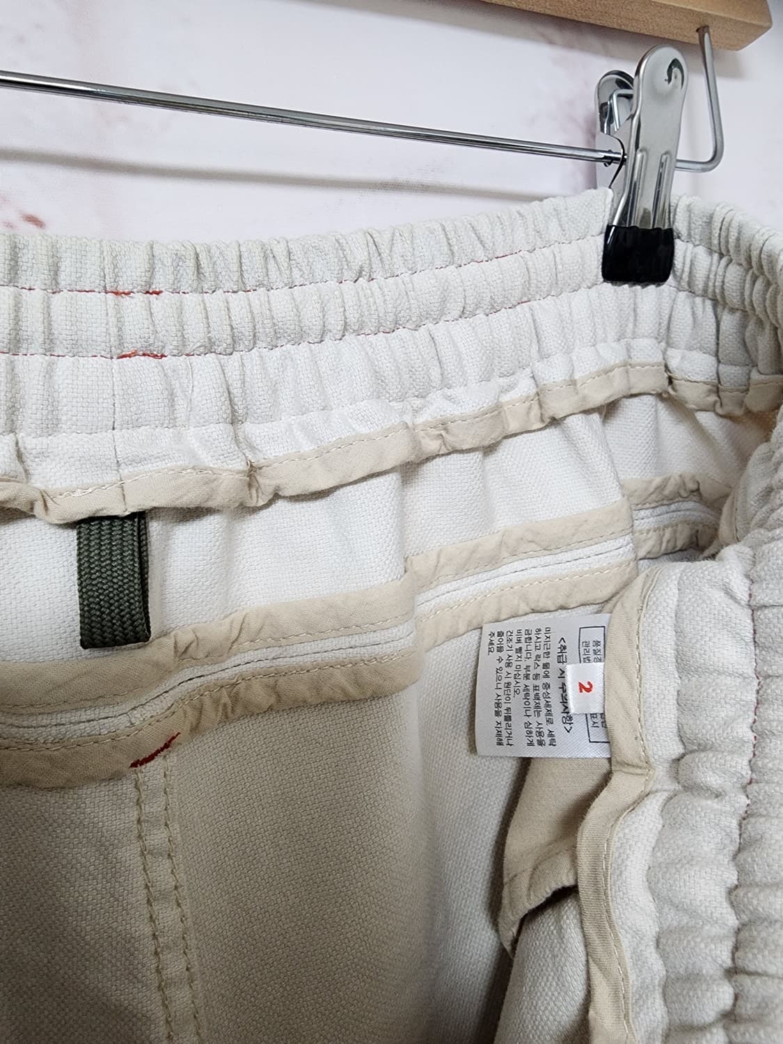 롯지 크롭 와이드 팬츠 상품이미지8