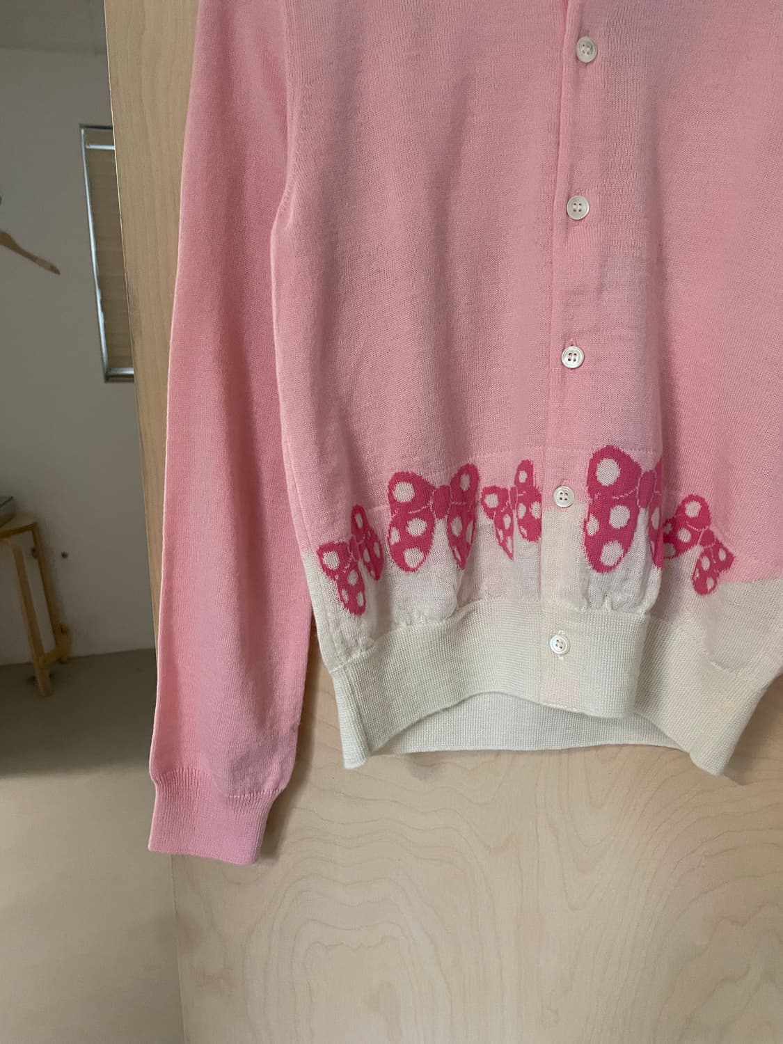 꼼데가르송 걸 디즈니 리본 가디건 상품이미지2