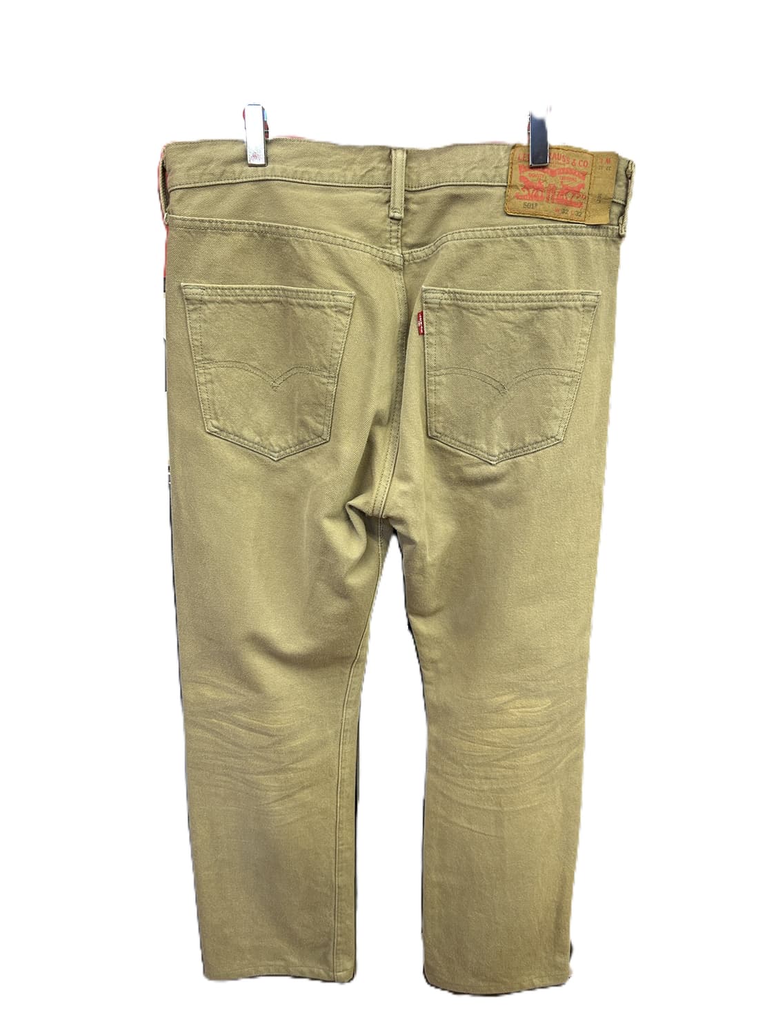 Levi's 501 오리지널 핏 베이지 코튼팬츠 상품이미지2