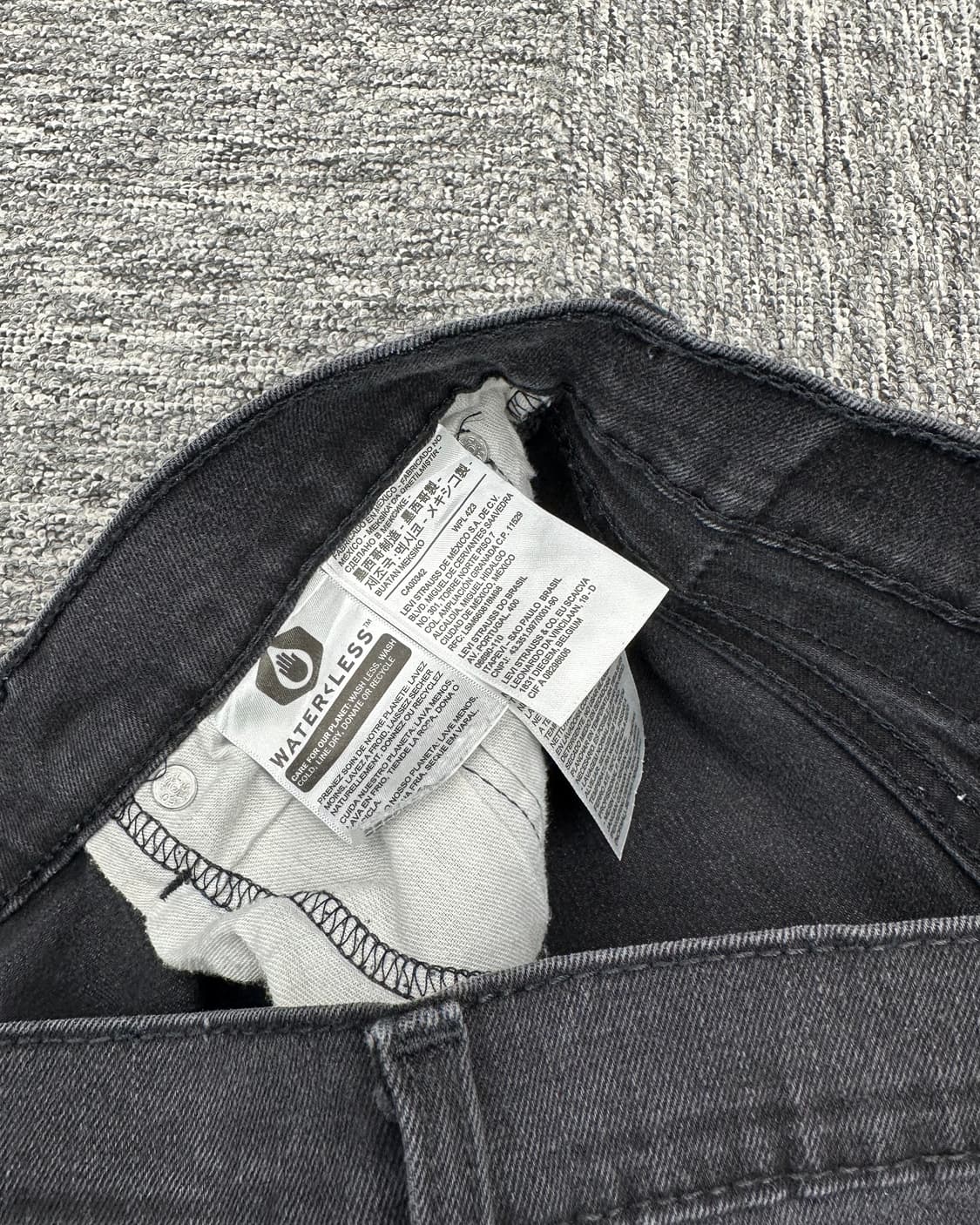 (허단40)리바이스 502 블랙-M1864 상품이미지4