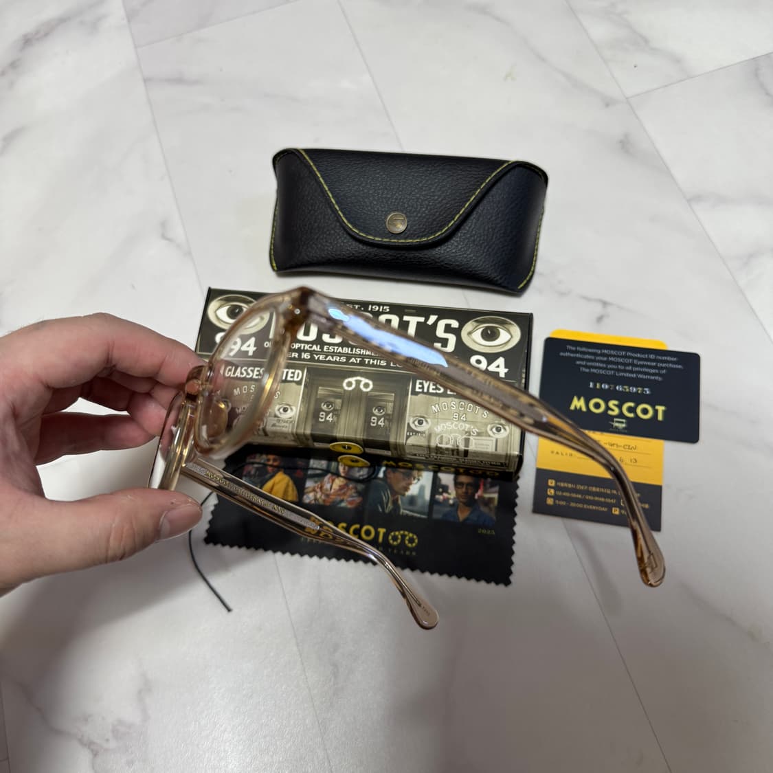 (실착 0회) 모스콧 렘토쉬 47 시나몬 풀박스 상품이미지4