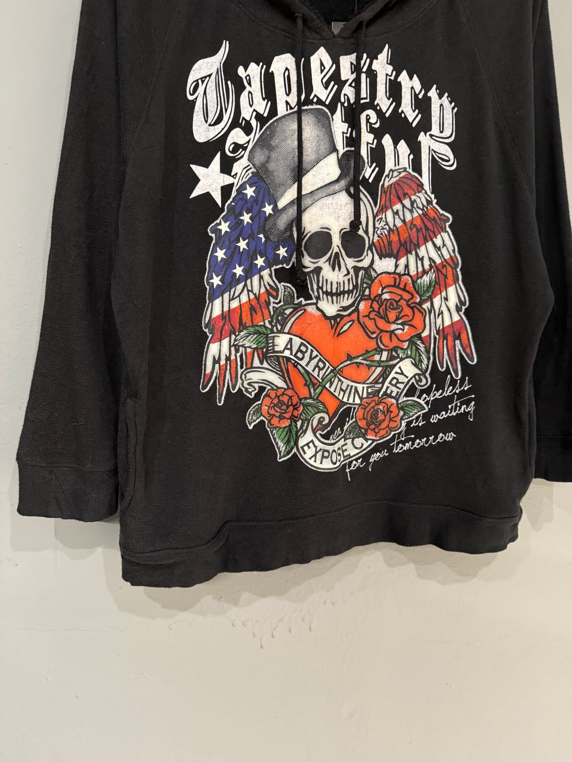 Punk skull printing hoodie 상품이미지8