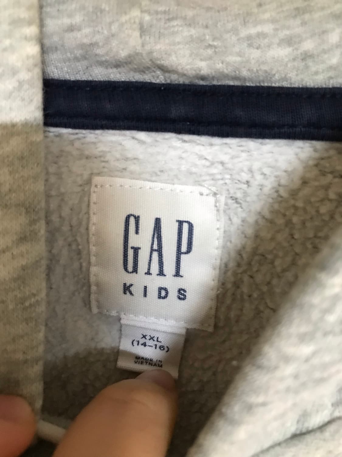 GAP 갭 회색 후드티 kids 기모 상품이미지2