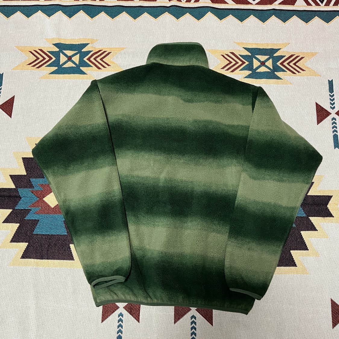 파타고니아 신칠라 스냅티 fuzzy plaid 그린 M 상품이미지8