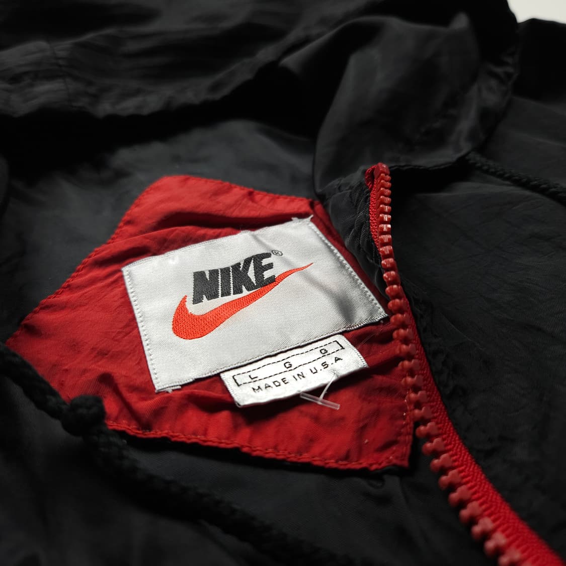 90s 나이키 올드스쿨 배색 박시핏 바람막이 (L) 상품이미지6