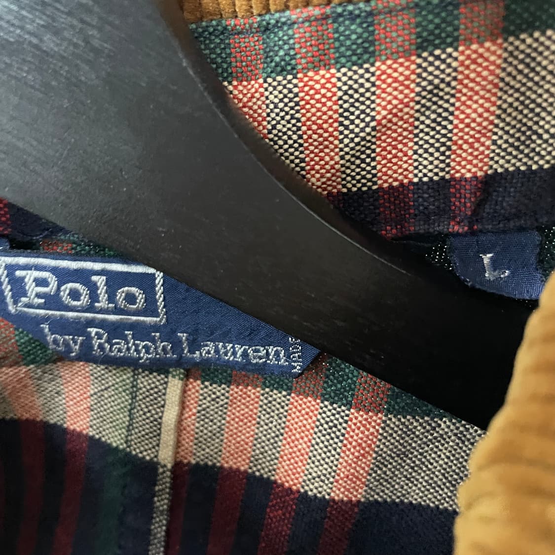 폴로 랄프로렌 체크 헌팅 자켓 L 상품이미지7