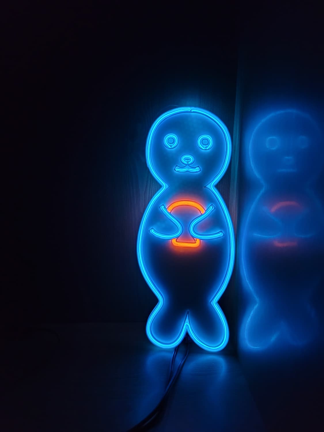 네온사인 해달 물개 물범 led 램프 무드등 조명 y2k 상품이미지4