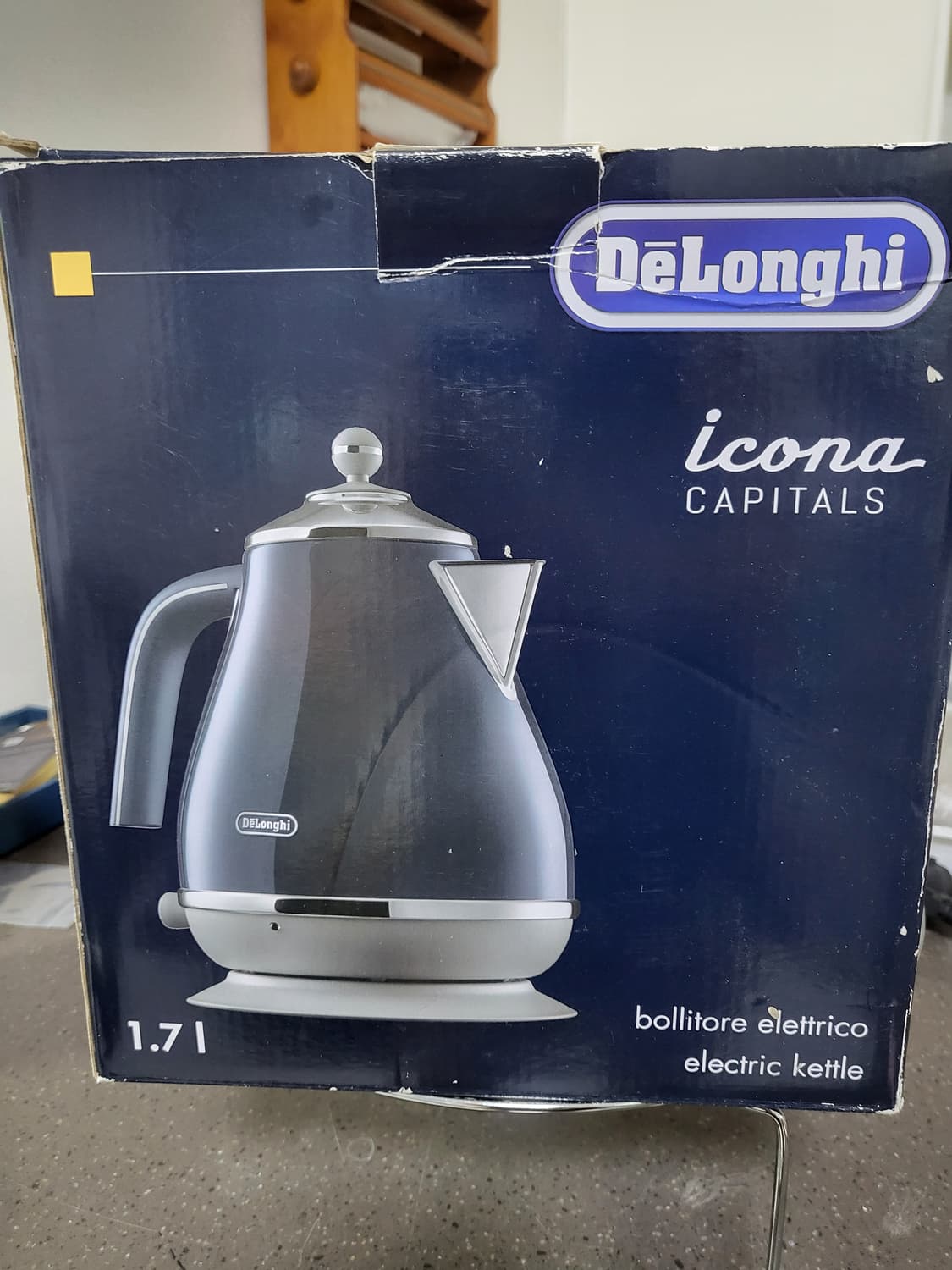(정품 새제품!)드롱기 아이코나 캐피탈 전자주전자 런던블루 새상품! 상품이미지4