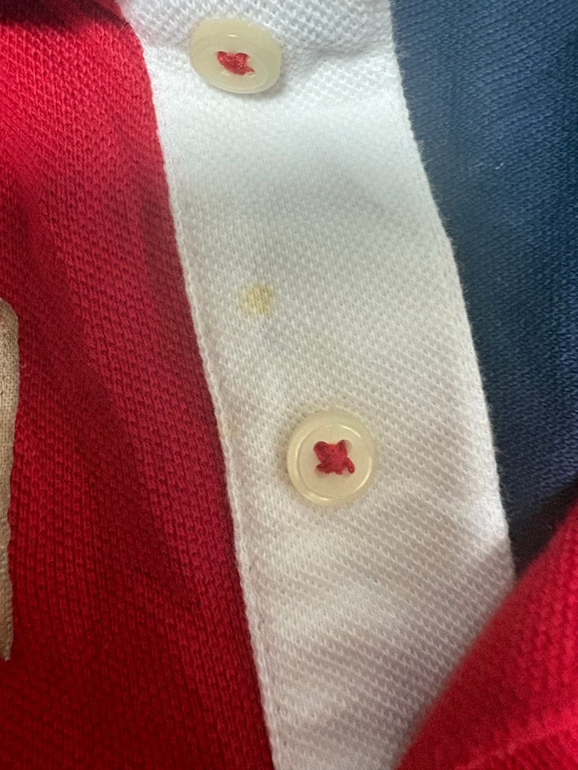 폴로 딱붙핏 성조기 카라티 반팔 상품이미지3