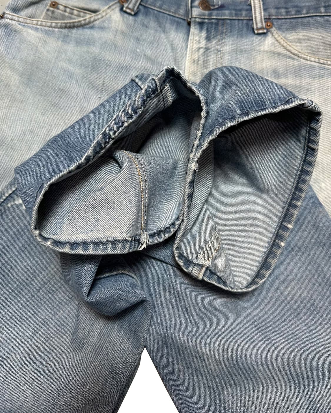 80s 리바이스517 부츠컷 오렌지탭 데님 팬츠 38x36 상품이미지5