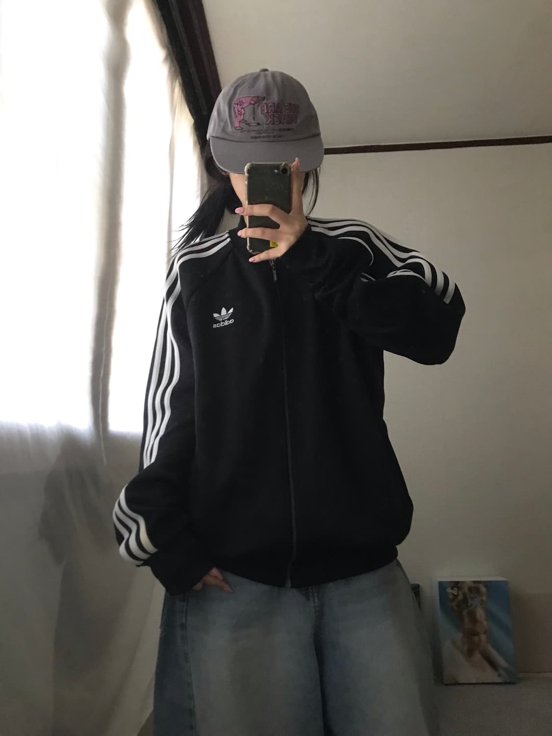 아디다스 블랙 삼선 져지 상품이미지1