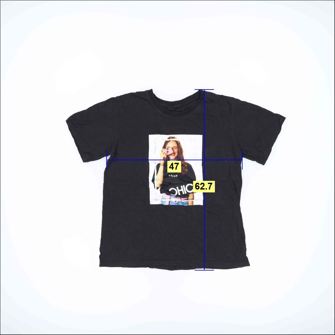 실측확인 빈티지 프린팅 반팔 0430H 상품이미지5