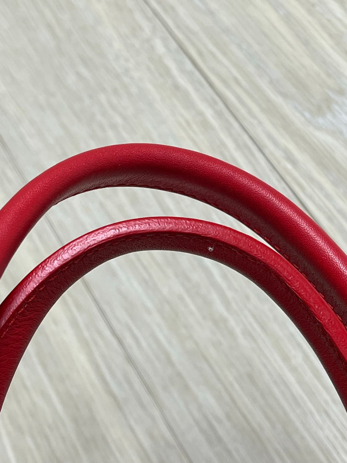 발렌시아가 파피에르 A5 집어라운드 레드 토트백 상품이미지6