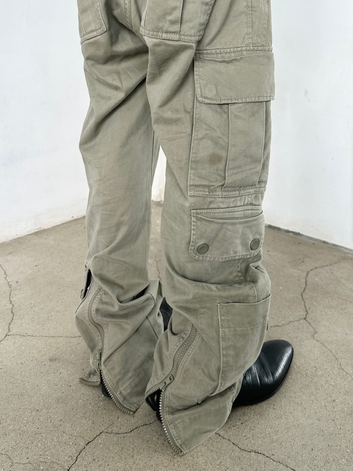 00‘s 디젤 비대칭 멀티 포켓 카고 팬츠 상품이미지3