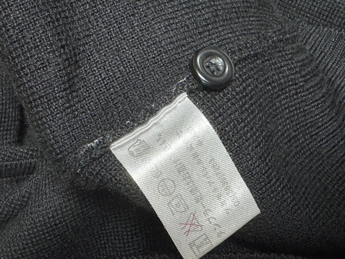 일본빈티지 브이넥 니트 베스트 울30 상품이미지5