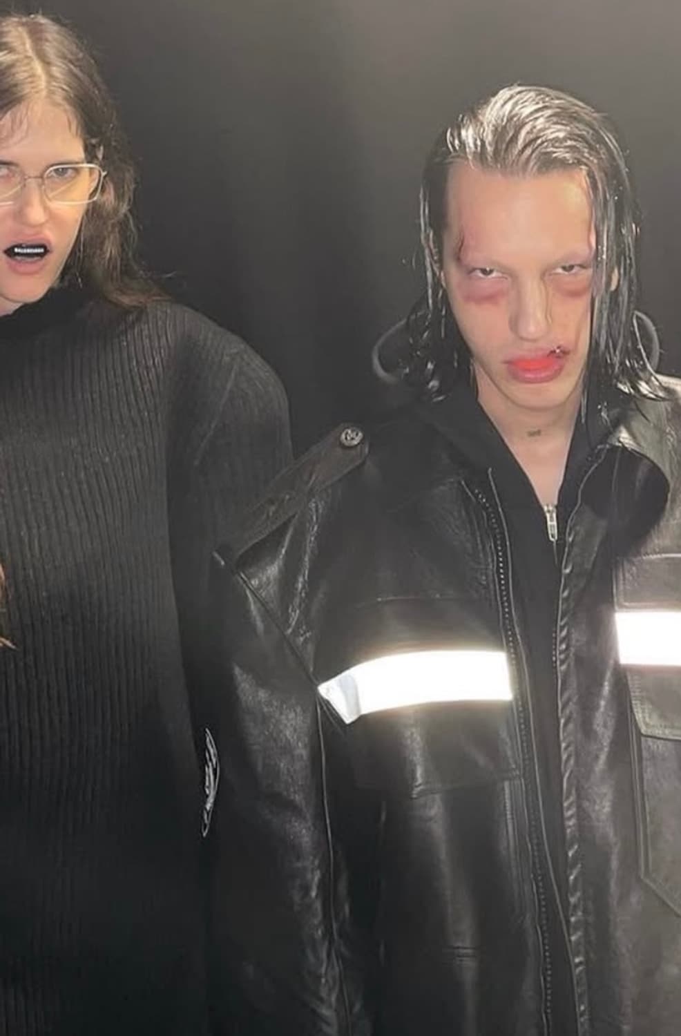 [2]발렌시아가 유니폼 레더 자켓 상품이미지2