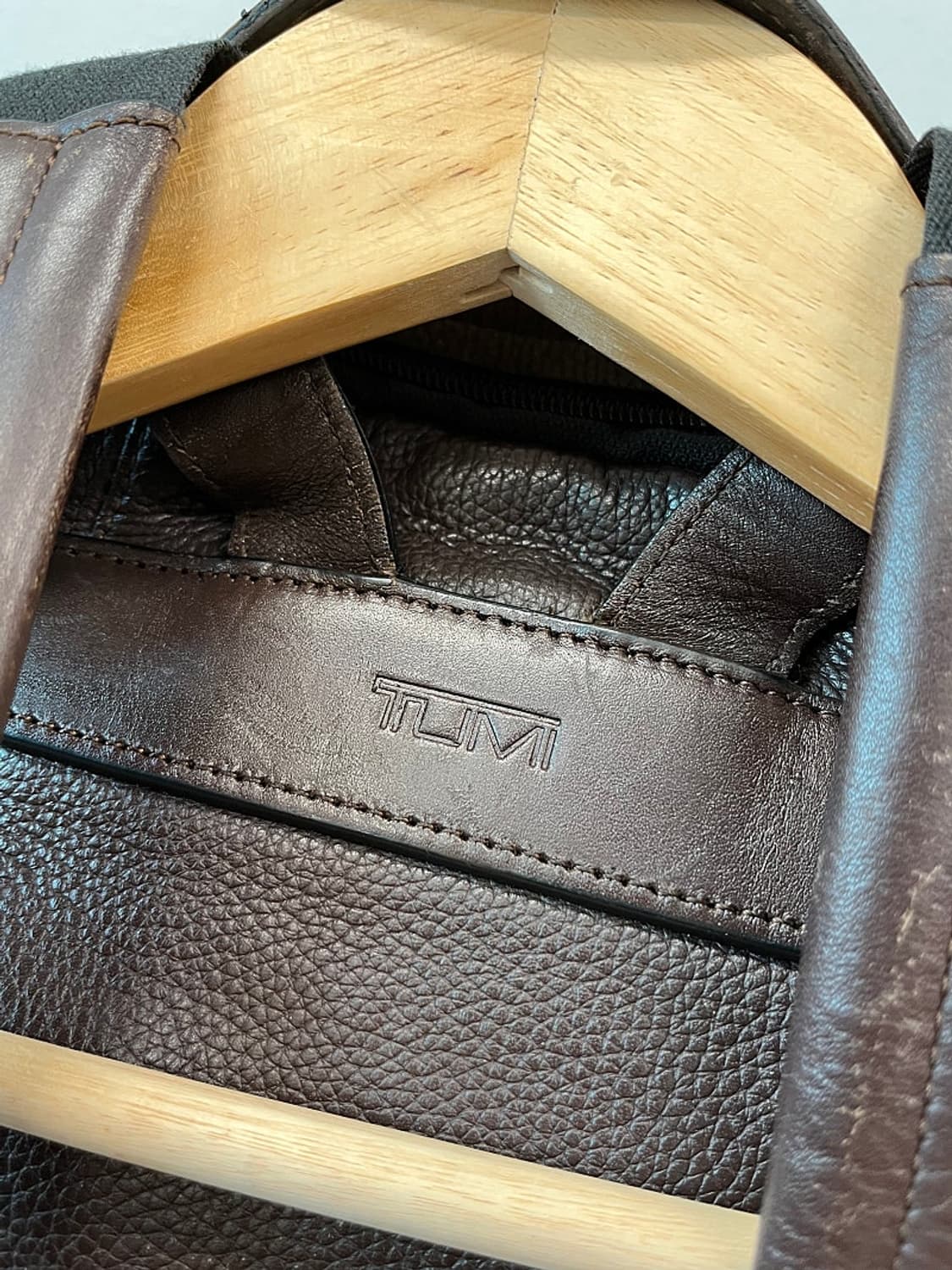 투미 브라운 가죽 백팩  상품이미지5