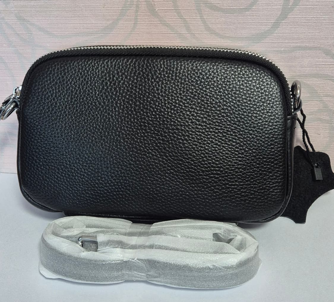 천연 소가죽 투지퍼 크로스백/휴대폰백 상품이미지3