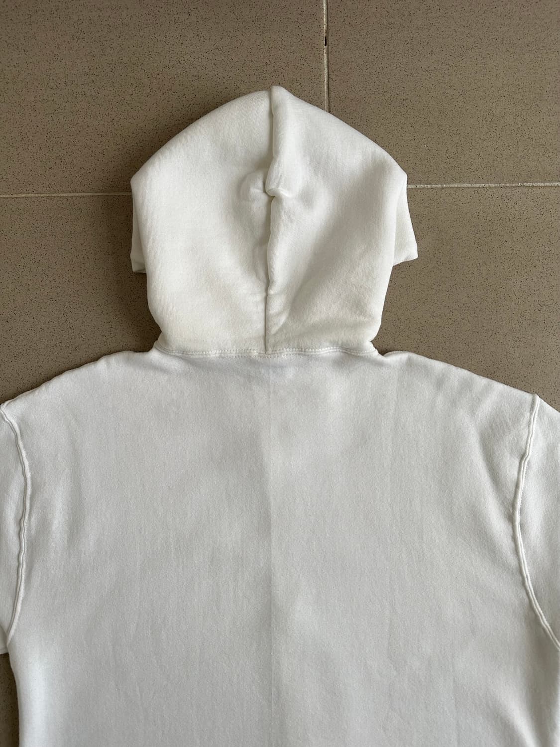 80s 빈티지 러셀 후드집업 화이트 XL USA 상품이미지5