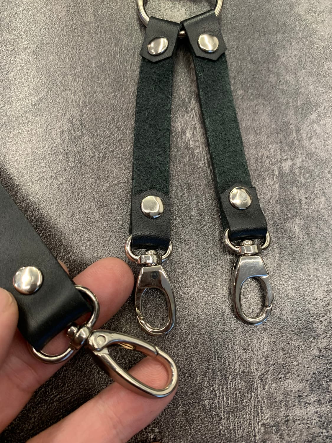 커스텀 오더 서스펜더-3(리얼-레더)유니색스 상품이미지6