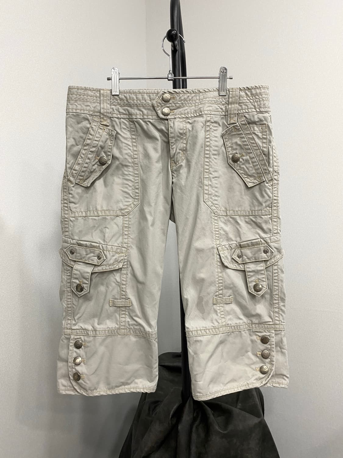 Multi-Pocket Cargo Capri Pants 상품이미지3
