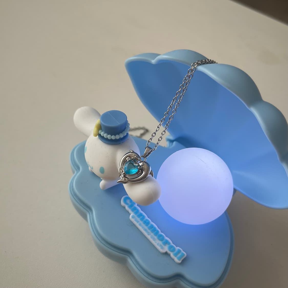 서브컬쳐 스카이블루 하트펜던트 목걸이 상품이미지3