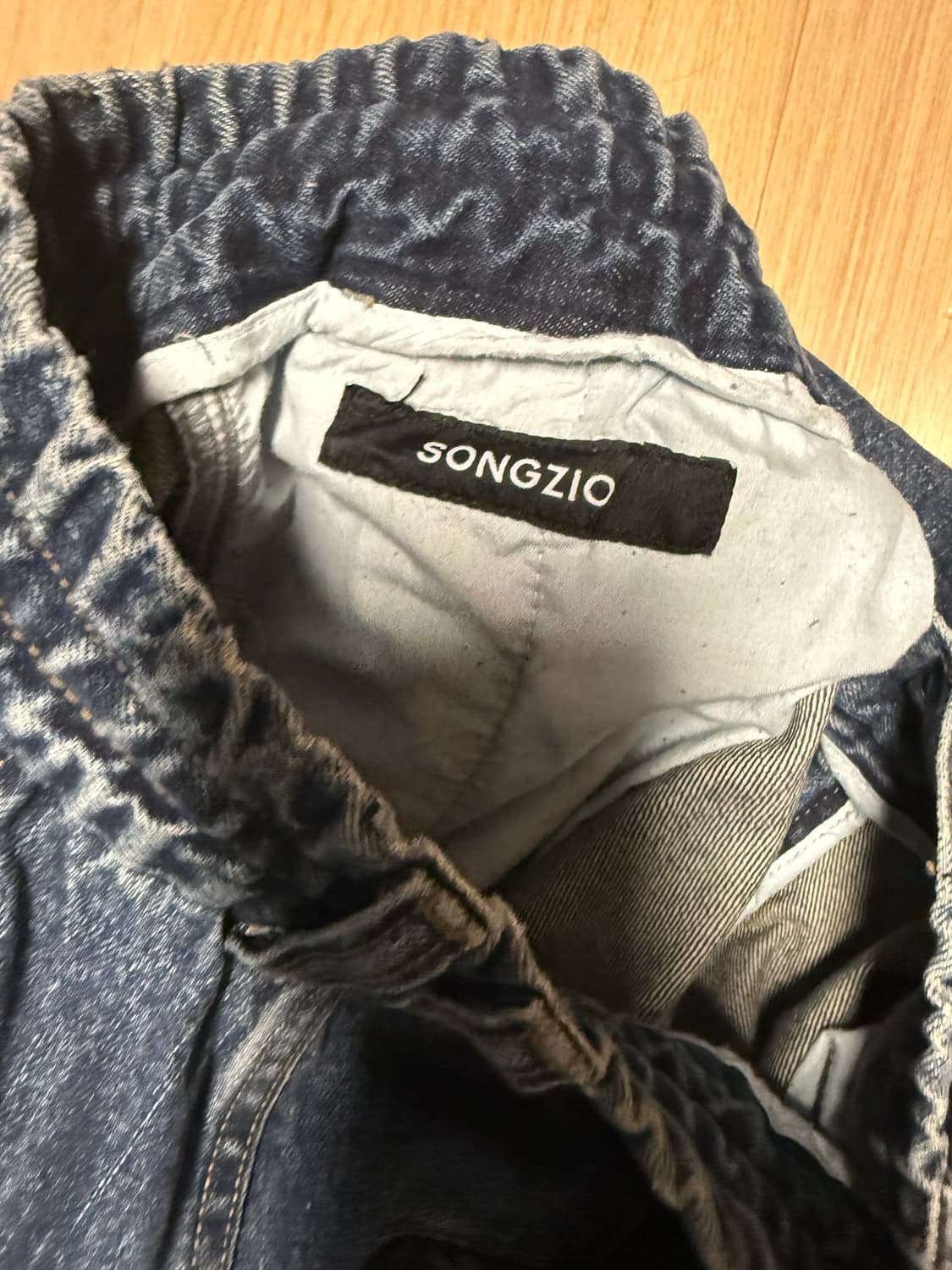 송지오 옴므 데님 메타 컬렉션 카고 팬츠 상품이미지3