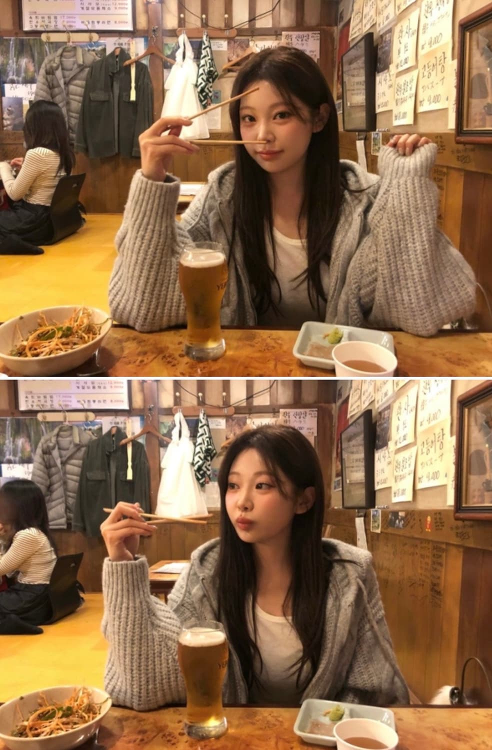 (새상품)베르니마켓 레이지 니트 후디 상품이미지7